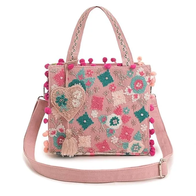 Boho Girl Mini Tote Bag for Women